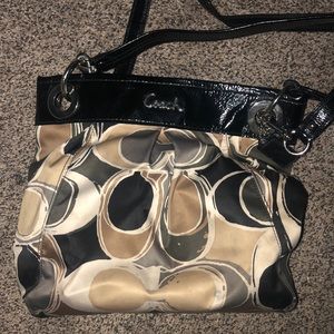 Coach cross body purse